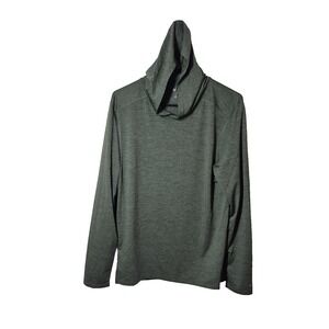 DSG Movement Hoodie Mens Small Muted Olive Heather Lightweight Pullover Athletic
